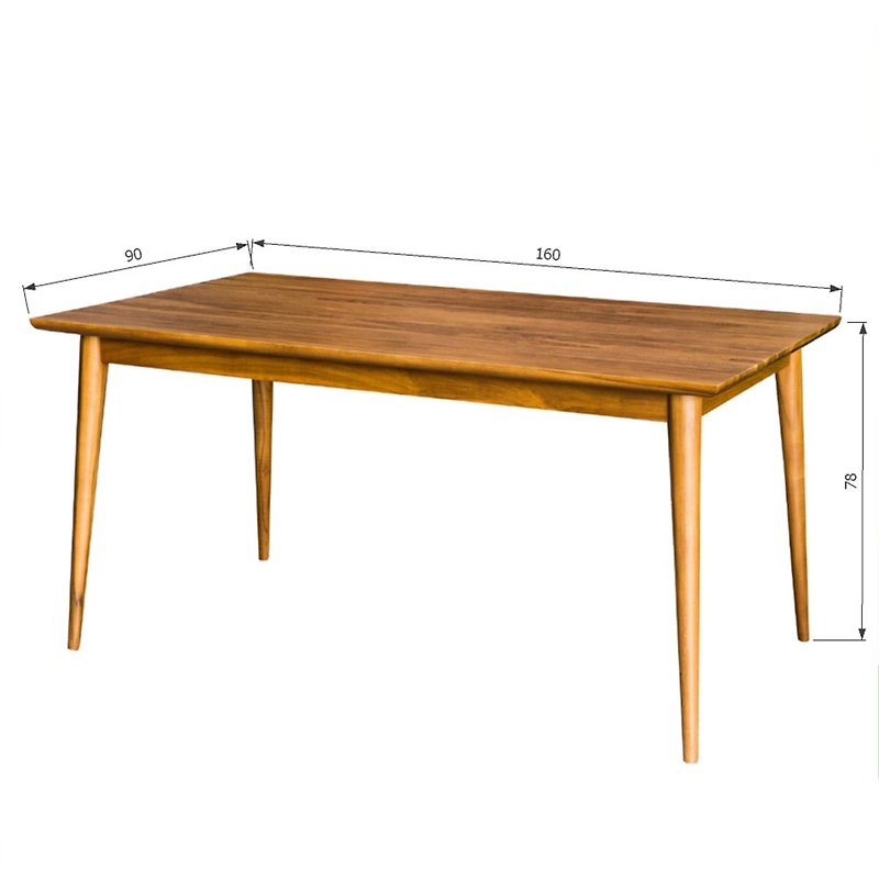 Classic Dining Table 北欧经典柚木餐桌 - 其他家具 - 木头 