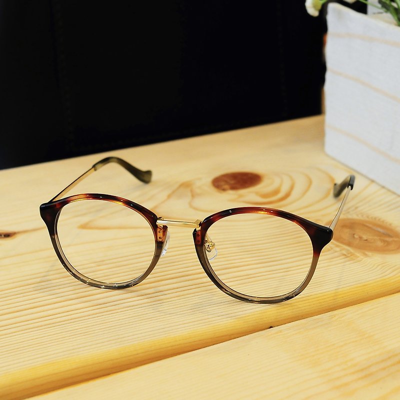 手工板材 圆框眼镜 - 眼镜/眼镜框 - 塑料 多色