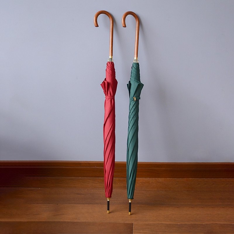 英式优雅实木复合长柄伞|独立设计品牌|Sora - 雨伞/雨衣 - 防水材质 