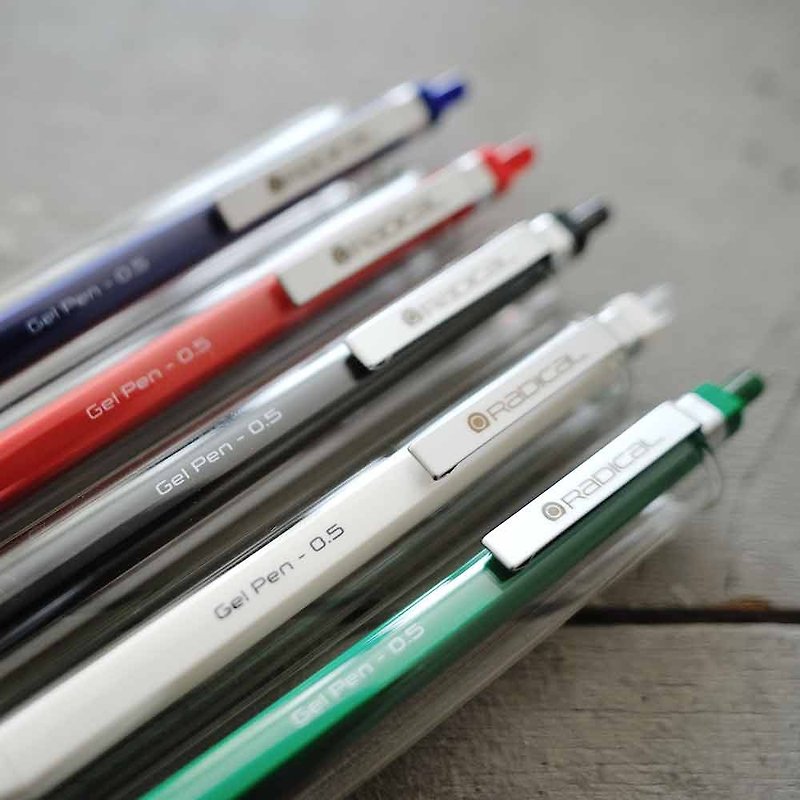 PREMEC 瑞士品牌 RADICAL 胶墨笔 0.5mm 五入组 - 其他书写用品 - 塑料 多色