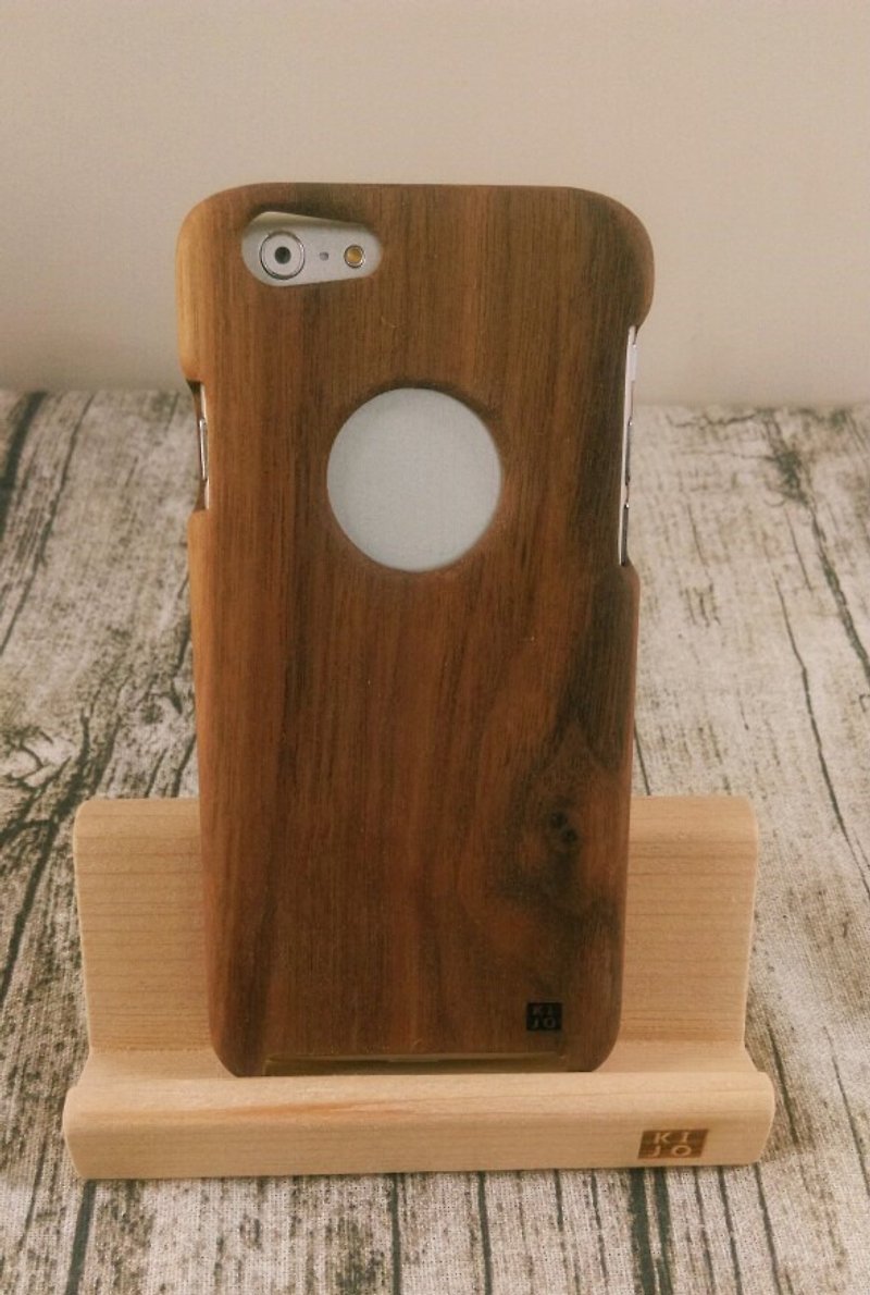 iphone6  原木手机壳 - 3D素面基本款 (胡桃木) - 手机壳/手机套 - 木头 咖啡色