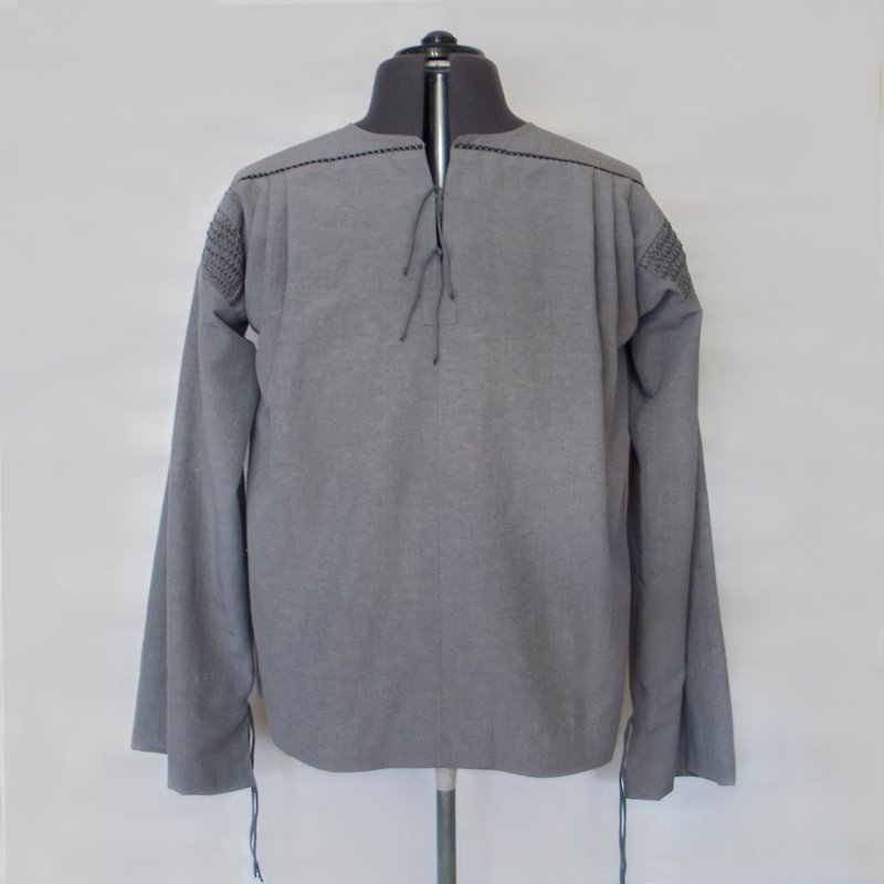Aragorn Gray Shirt replica / Strider's Shirt / LOTR outfit / linen shirt - 男装衬衫 - 亚麻 灰色