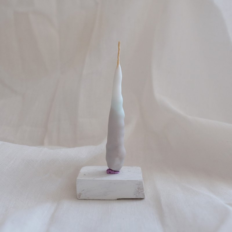 f i n g e r s | 中指头蜡烛 handmade candle #middle finger - 蜡烛/烛台 - 蜡 灰色