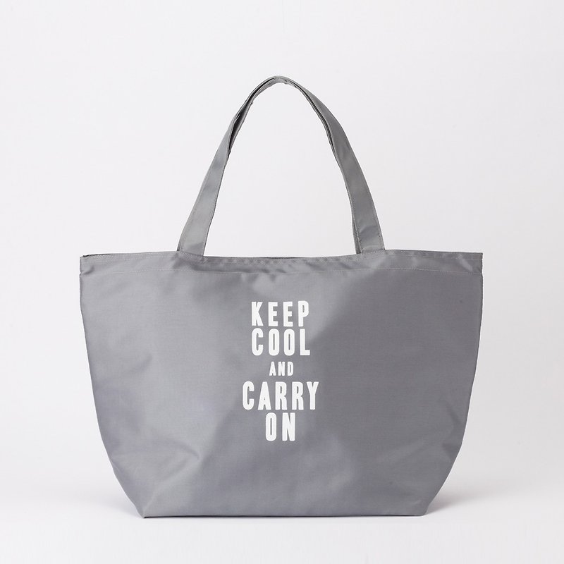 Keep Cool and Carry On Bag Large - 手提包/手提袋 - 其他人造纤维 黑色