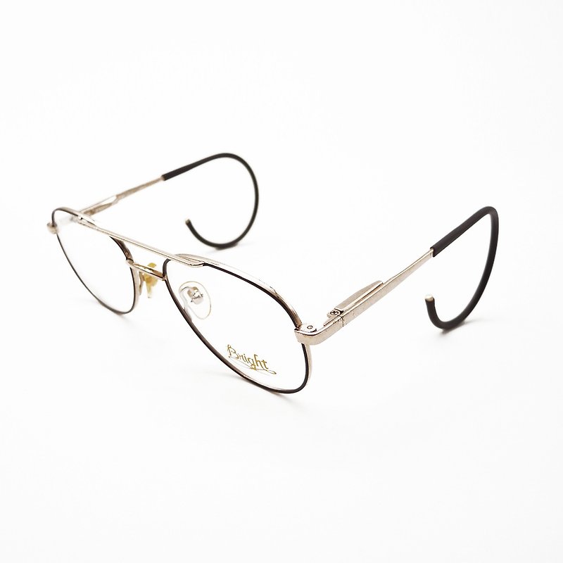 脱窗眼镜行 / 90年代勾耳古董眼镜│ no.A24 vintage - 眼镜/眼镜框 - 贵金属 黑色