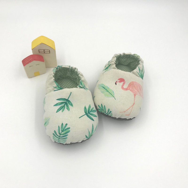 粉鹤青叶-学步鞋/宝宝鞋/婴儿鞋 - 婴儿鞋 - 棉．麻 绿色