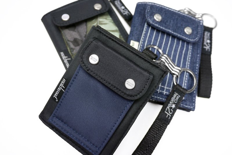 Matchwood Urban 皮夹 钱包 短夹 钱夹 卡夹 高品质皮夹 海军蓝黑 - 皮夹/钱包 - 防水材质 黑色