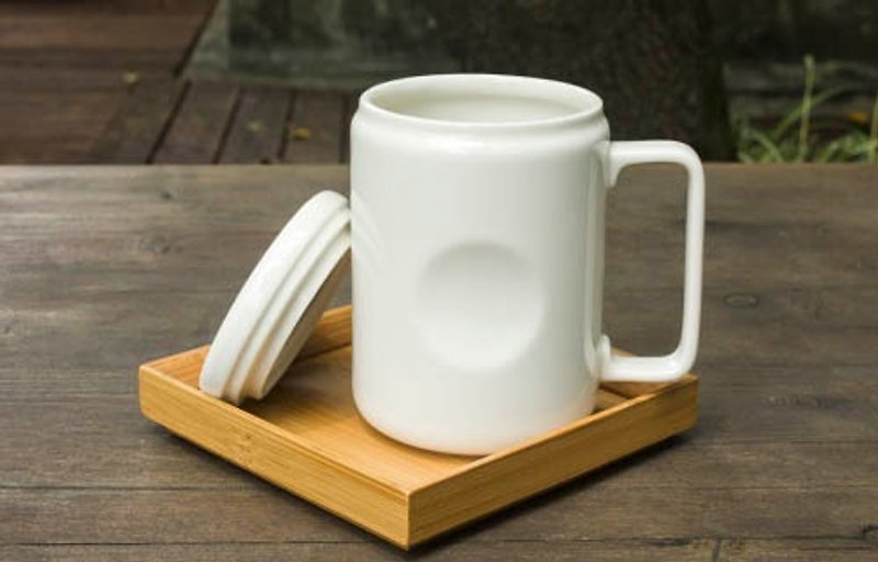 闻情品茗系列 小食马克瓷杯 Mug - 咖啡杯/马克杯 - 瓷 白色