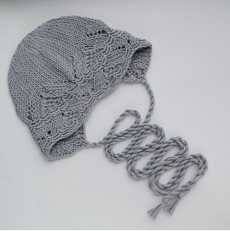 Bonnet Waves knitting pattern - 编织/刺绣/羊毛毡/裁缝 - 其他材质 