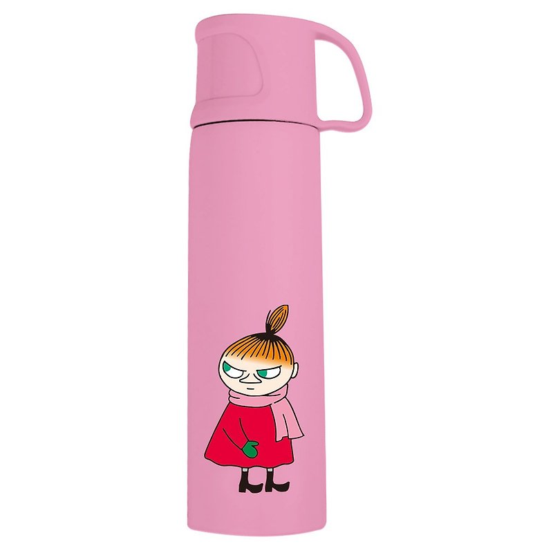 Moomin噜噜米授权-杯盖保温瓶(粉红/大) - 其他 - 其他金属 红色
