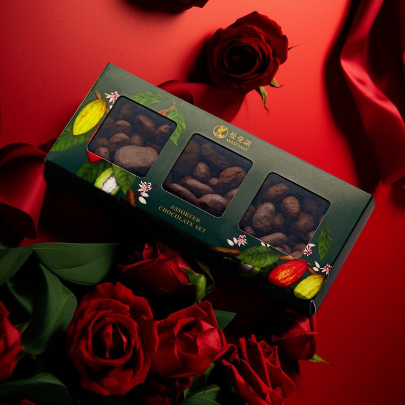 曼斐诺综合巧克力坚果礼盒 - 巧克力 - 新鲜食材 咖啡色