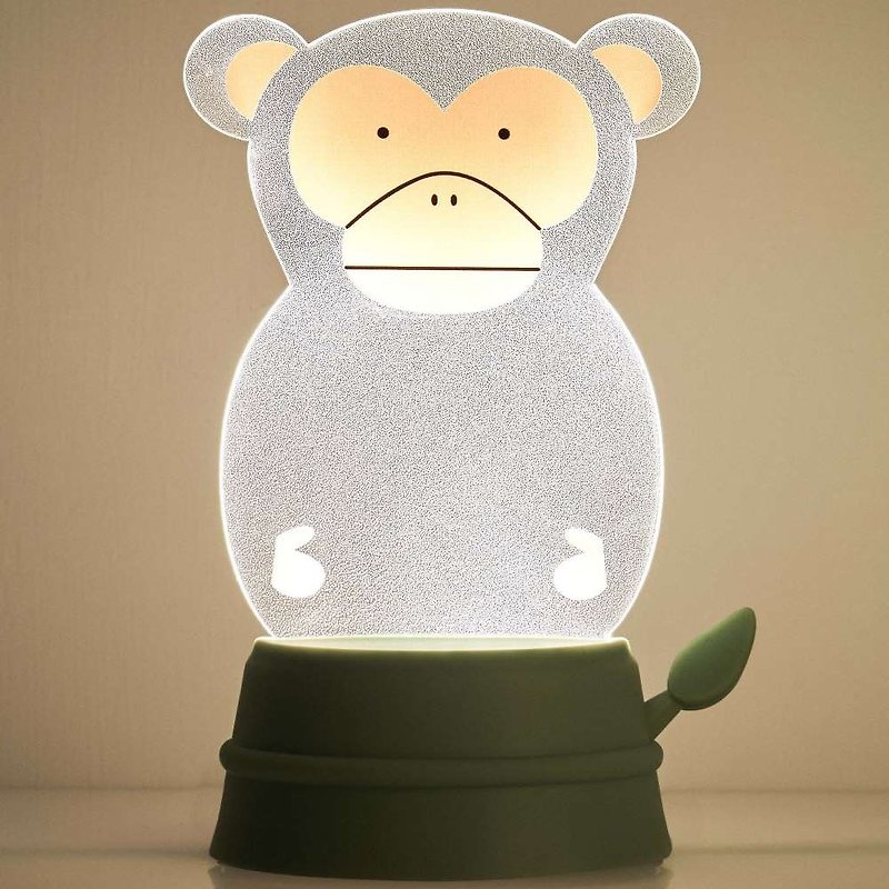 PartyLight派对时光情境灯-台湾猕猴 - 灯具/灯饰 - 塑料 咖啡色