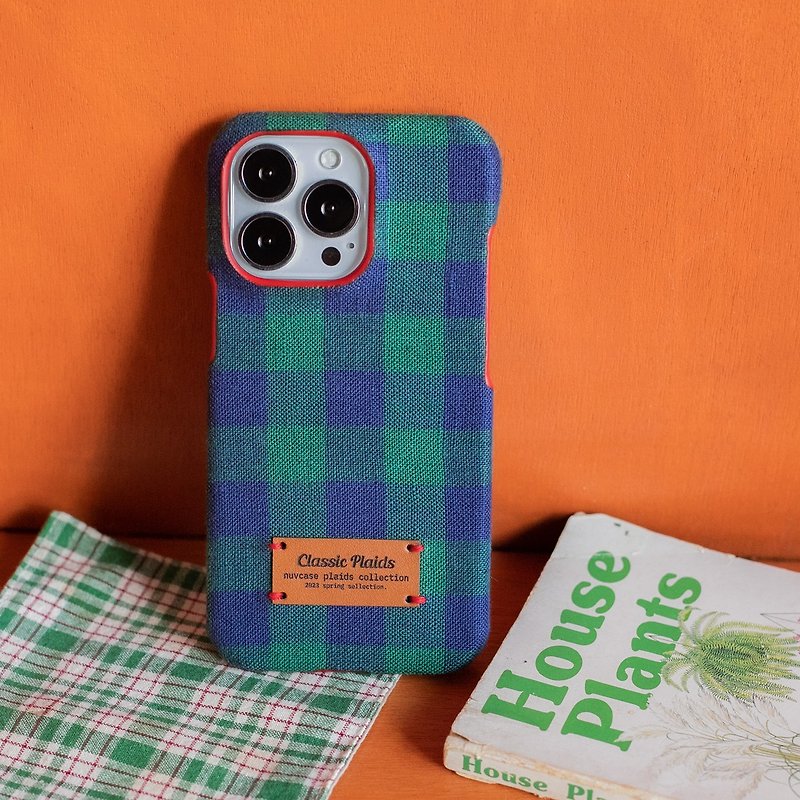 iPhone 7 Plus iPhone 8 Plus 织物保护套条纹秋冬复古风格 - 手机配件 - 棉．麻 绿色