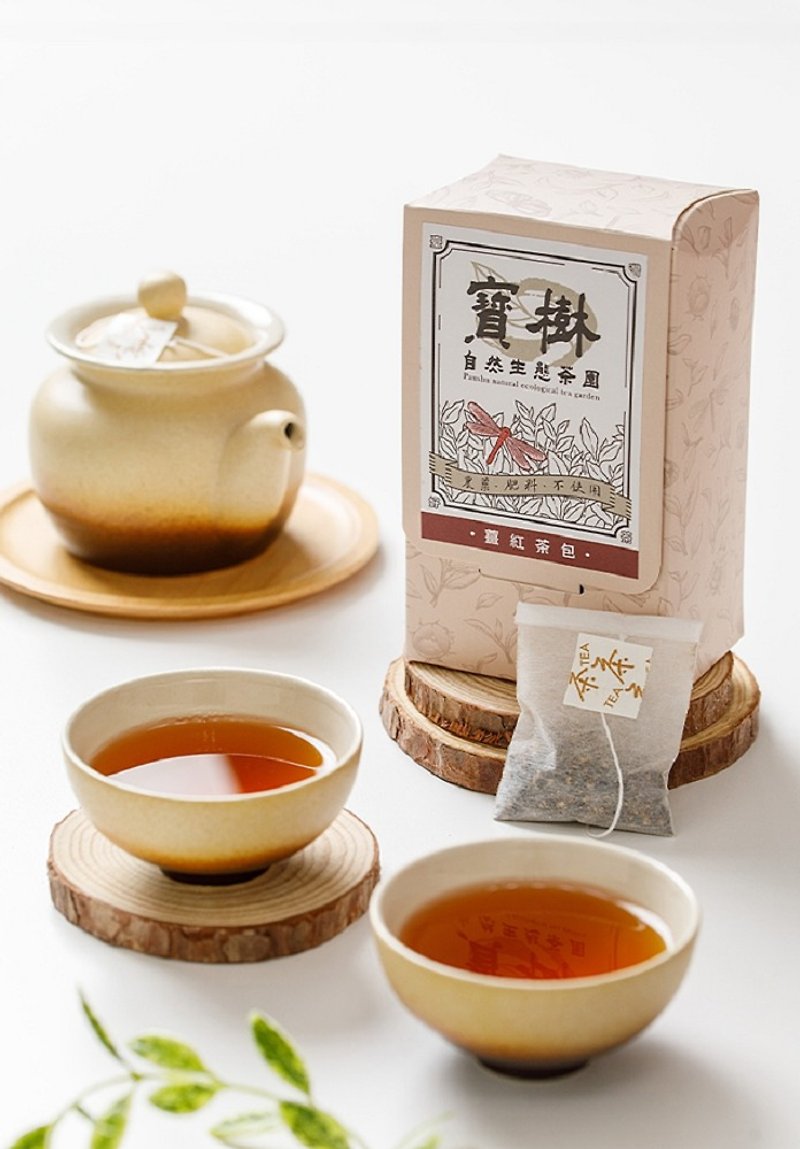 自然农法姜红茶随身包(12入)|凉天应援补给品| - 茶 - 新鲜食材 咖啡色