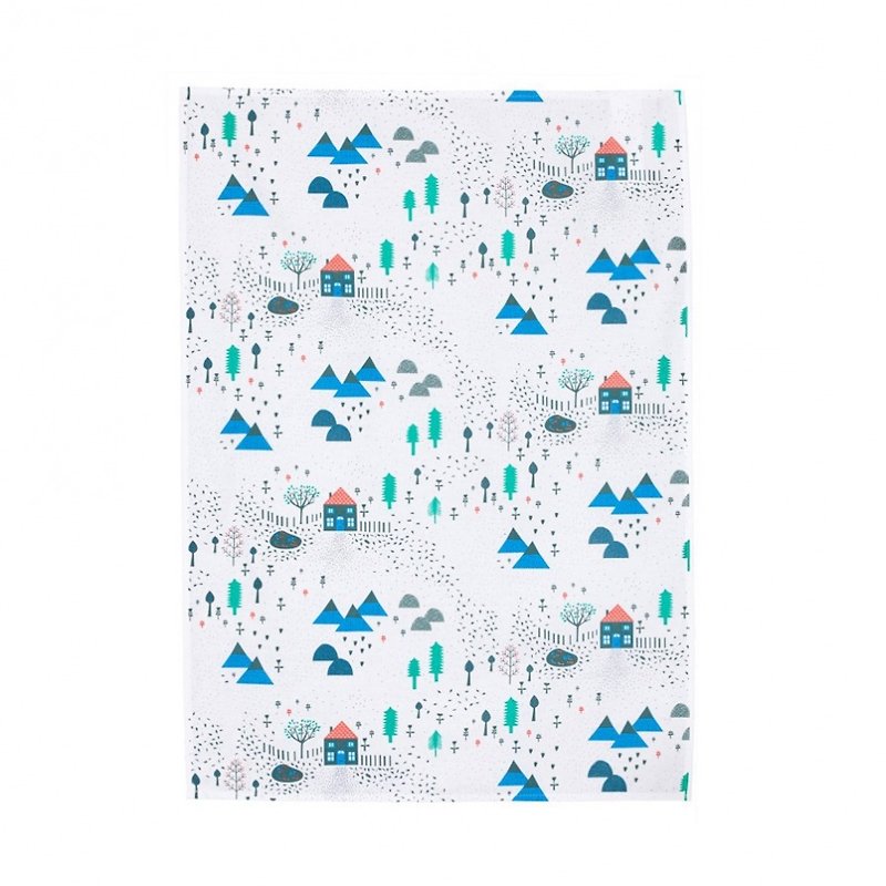 Mountain Home 彩绘餐巾布 | Donna Wilson - 餐垫/桌巾 - 棉．麻 