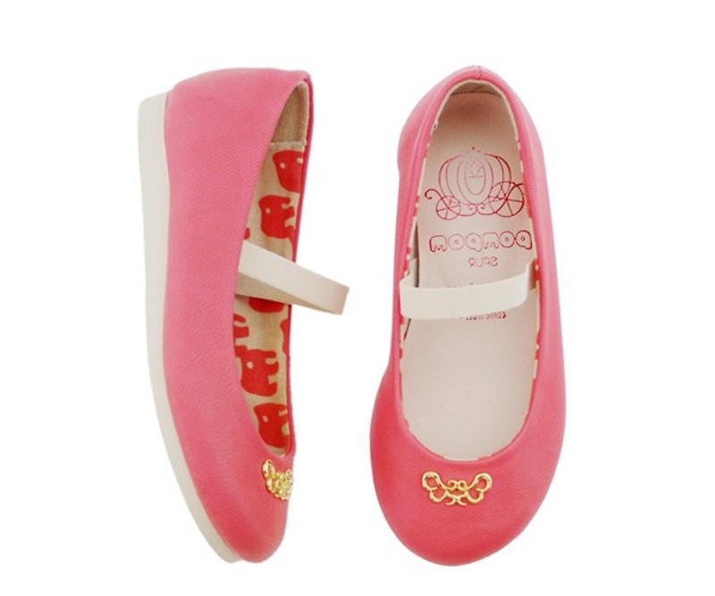 【韩国童鞋】SPUR 松紧带平底童装鞋 7609 RED (不设退换) - 童装鞋 - 其他材质 红色