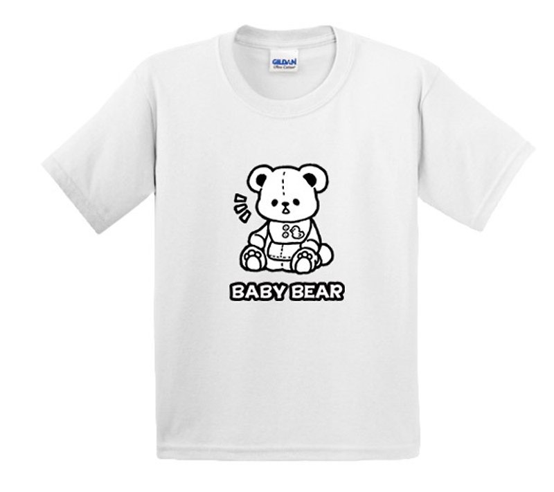彩绘T恤 | 宝贝熊 | 美国棉T恤 | 童装 | 亲子装 | 礼物 |手绘 |白色 - 其他 - 棉．麻 