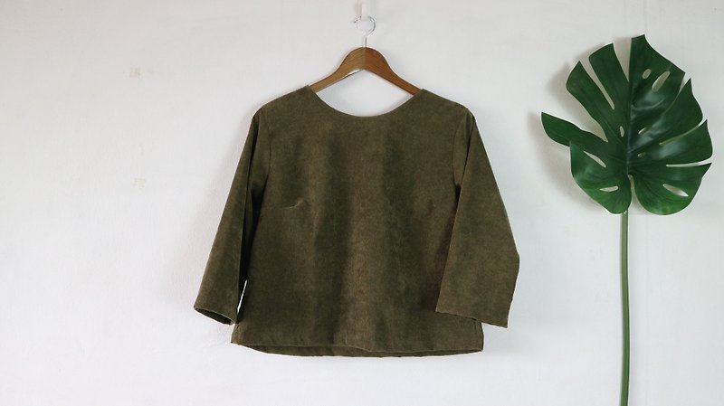 green basic top - 女装 T 恤 - 其他材质 