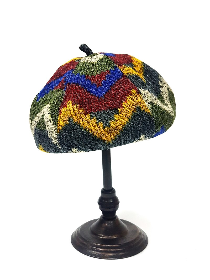 70's南瓜帽-嬉皮风 艺术颓废 毛呢 / 画家帽/贝蕾帽 - 帽子 - 其他材质 多色