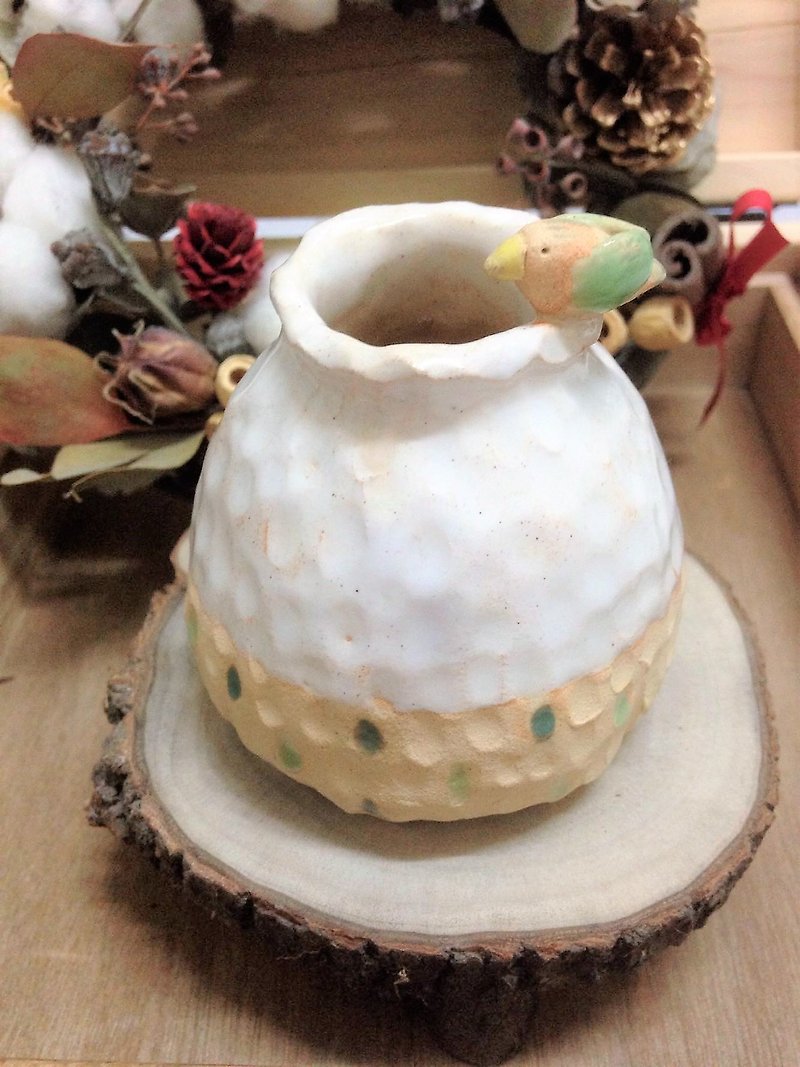 青鸟-蜂巢压纹花器 - 花瓶/陶器 - 瓷 多色
