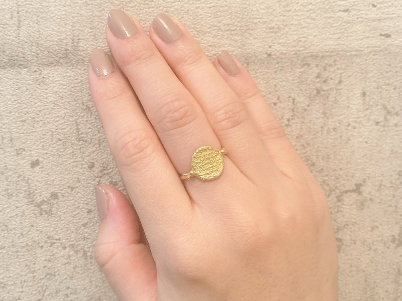 GOLD COIN ring / 11号 - 戒指 - 其他金属 金色