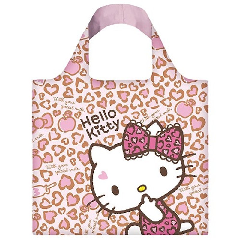 LOQI-Hello Kitty豹纹 - 侧背包/斜挎包 - 塑料 