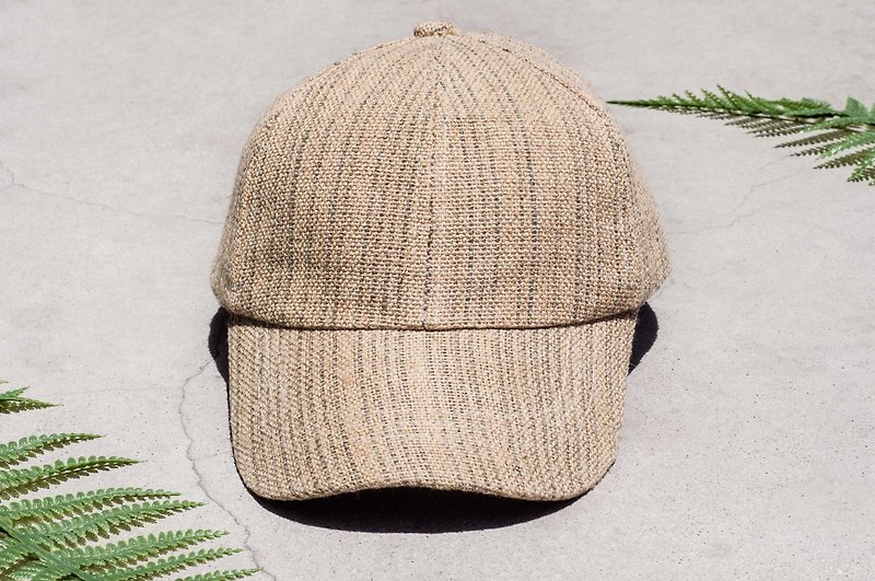 棉麻帽 鸭舌帽 编织帽 渔夫帽 遮阳帽 手工帽 运动帽-撒哈拉沙漠 - 帽子 - 棉．麻 多色