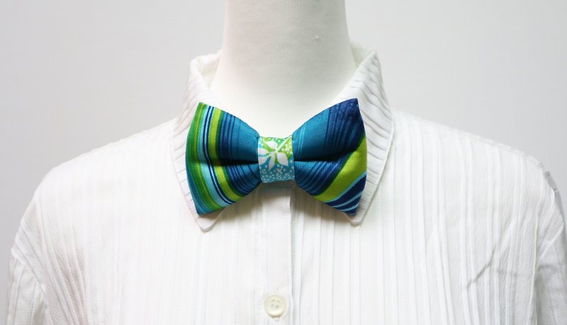 向外扩散 手工立体蝴蝶结领结 bow tie *SK* - 领结/领巾 - 其他人造纤维 多色