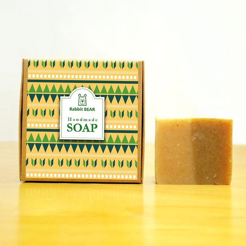 绿豆薏仁山羊奶手工冷制皂 (适中、油性) ★Rabbit Bear★ - 肥皂/手工皂 - 其他材质 绿色