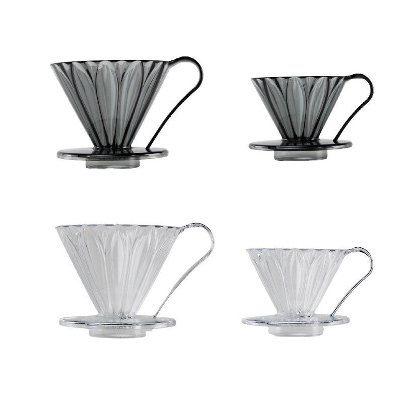 【新品】CAFEC Tritan 花瓣滤杯 -共两款 - 咖啡壶/周边 - 树脂 透明