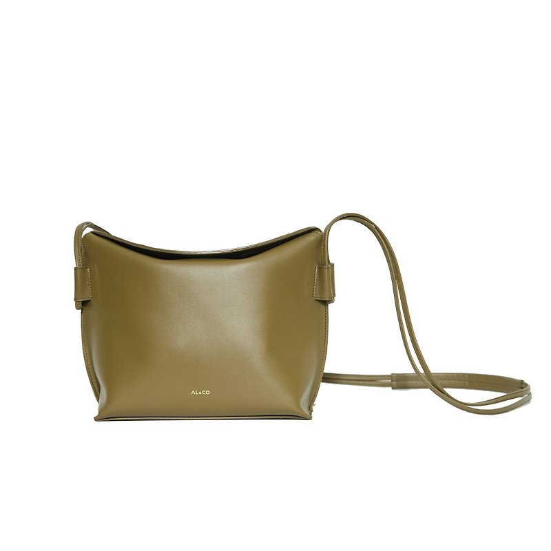 Gabby bag in Olive - 侧背包/斜挎包 - 真皮 绿色