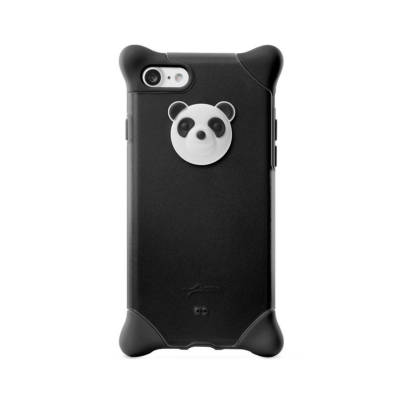 Bone / iPhone SE2 / 8 / 7 泡泡保护套 - 猫熊 - 手机壳/手机套 - 硅胶 黑色