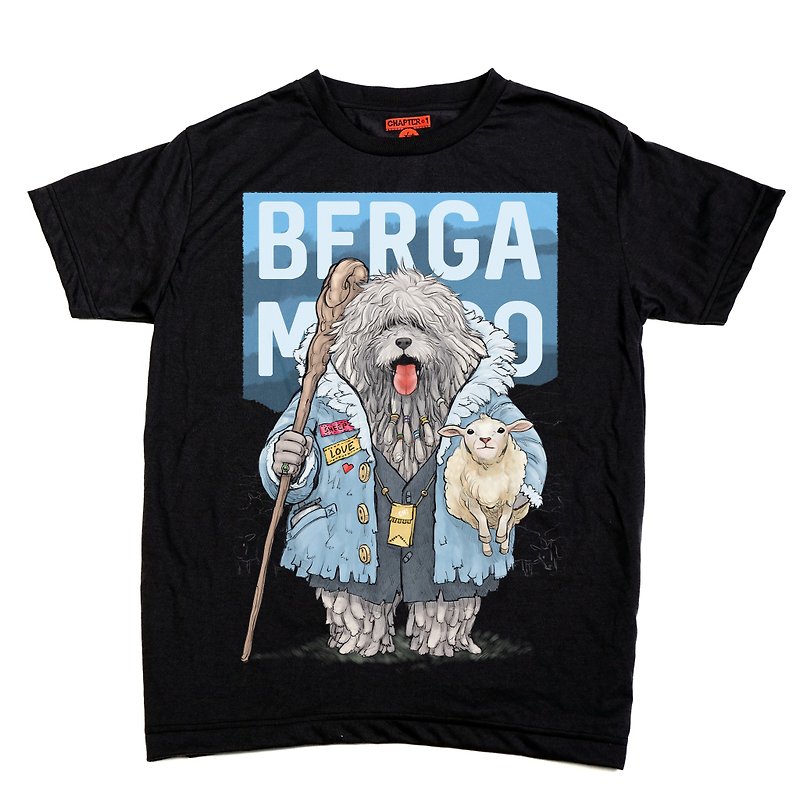 Berga mosco The dog feed sheep Chapter One T-shirt - 男装上衣/T 恤 - 棉．麻 白色