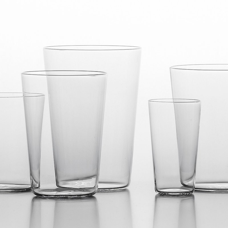 极薄水杯 380ML 对杯礼盒组 - 茶具/茶杯 - 玻璃 透明