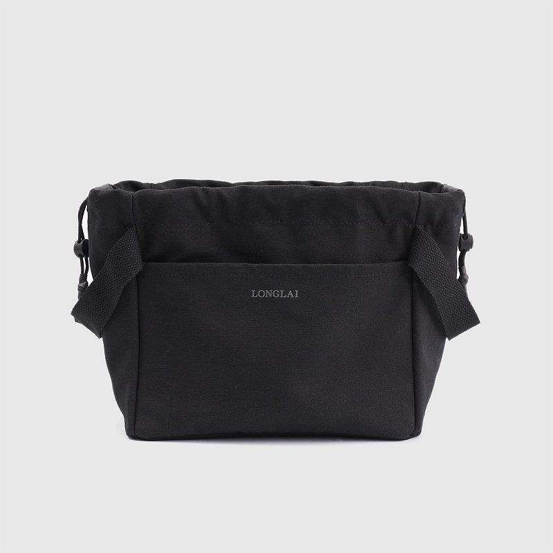 LLL CANVAS ORGANIZER BAG-BLACK - 化妆包/杂物包 - 其他材质 黑色