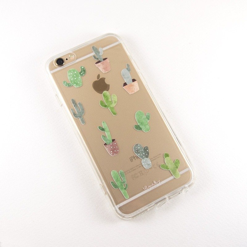 Cactus clear iPhone 6/6S case - 手机壳/手机套 - 塑料 绿色
