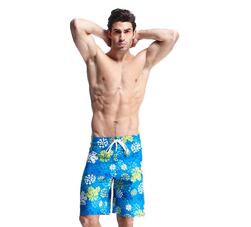 MIT 海滩泳裤 宽版海滩泳裤 - 男装泳裤 - 尼龙 多色