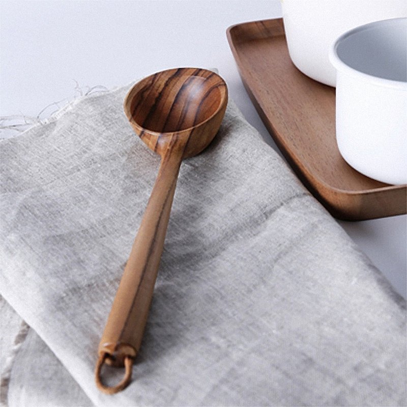 柚木炖汤勺 - 厨房用具 - 木头 咖啡色