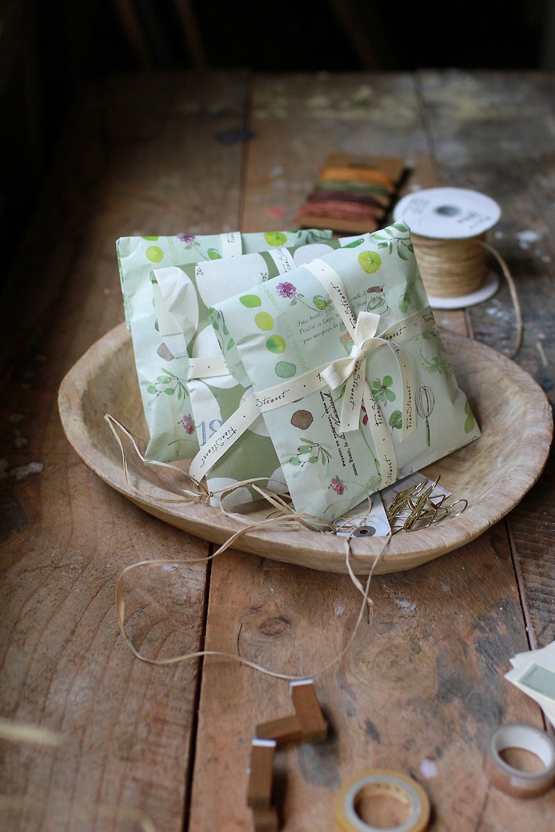 Fion Stewart纸品-A3包装纸-苹果树上 绿系 - 木工/竹艺/纸艺 - 纸 绿色