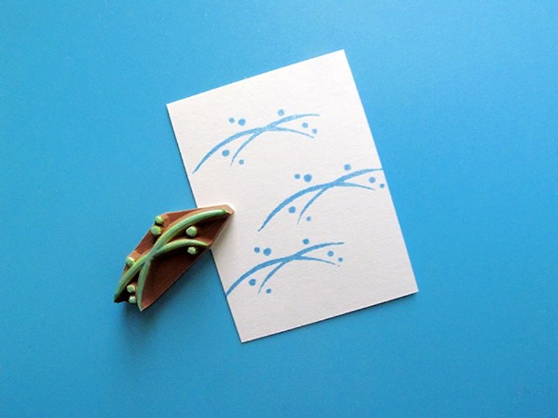 Apu手工章 实用和风花边印章 手帐印章 - 印章/印台 - 橡胶 