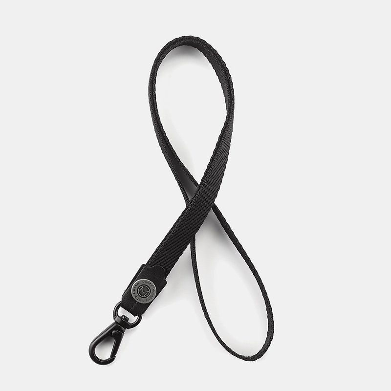 LUSTRE  挂绳-墨黑 - 证件套/卡套 - 聚酯纤维 黑色