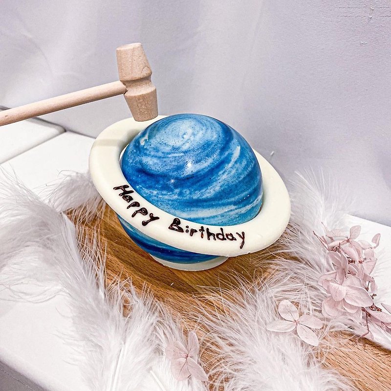 海王蓝星球蛋糕 - 蛋糕/甜点 - 其他材质 蓝色
