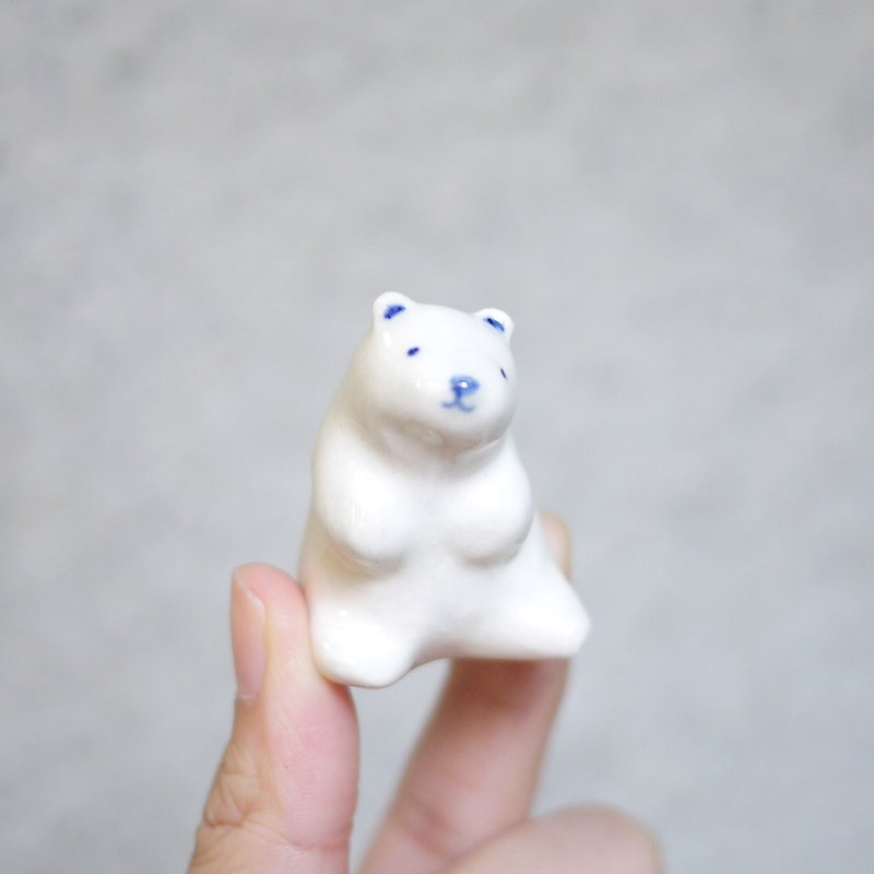 Wednesday水族馆 北极熊 摆饰 宁静蓝 - 摆饰 - 瓷 白色