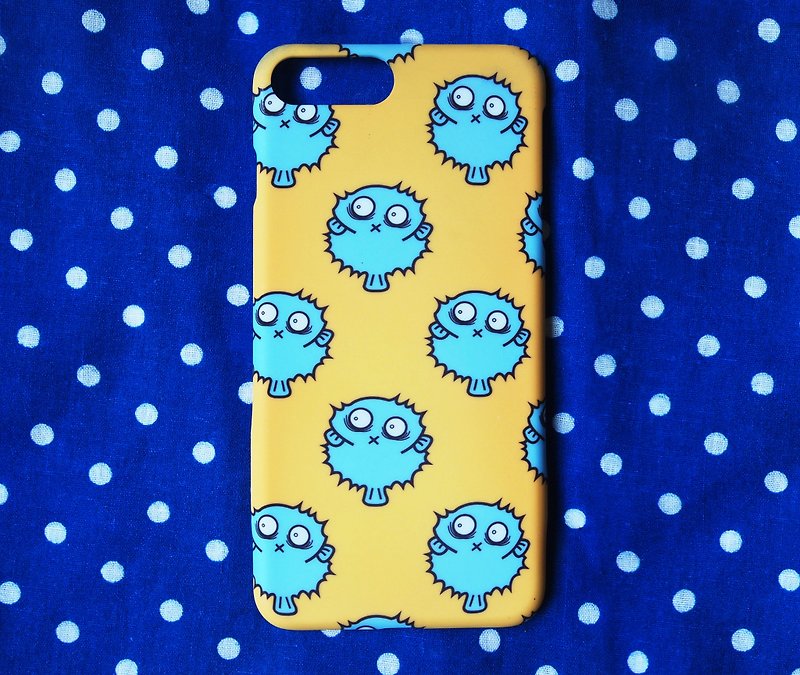 'Pufferfish Love' iphone Casing - 手机壳/手机套 - 塑料 蓝色