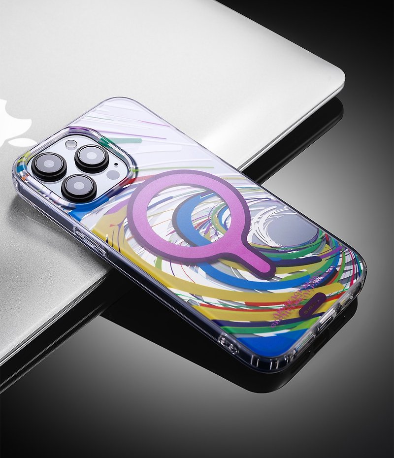 【磁吸板】晶莹透磨砂鏡面 iPhone 15 Pro/15 ProMax手機殼 - 手机壳/手机套 - 塑料 紫色