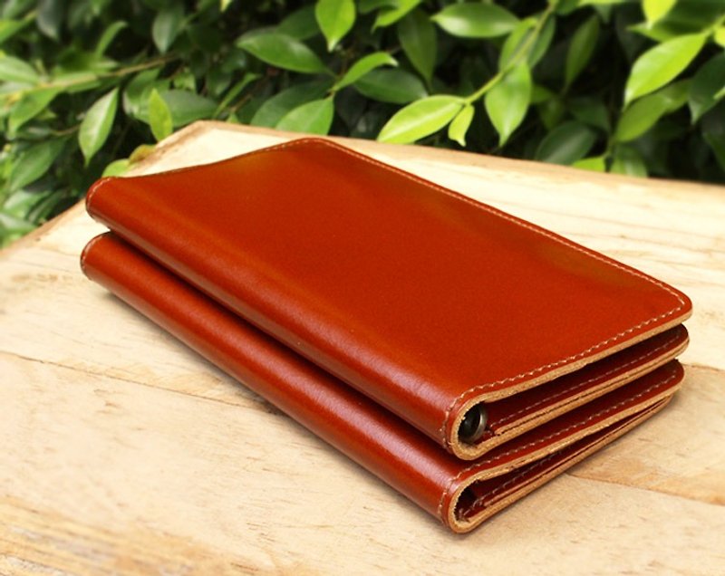 Wallet - My2 - Tan (Genuine Cow Leather) / Leather Wallet / Long Wallet - 皮夹/钱包 - 真皮 
