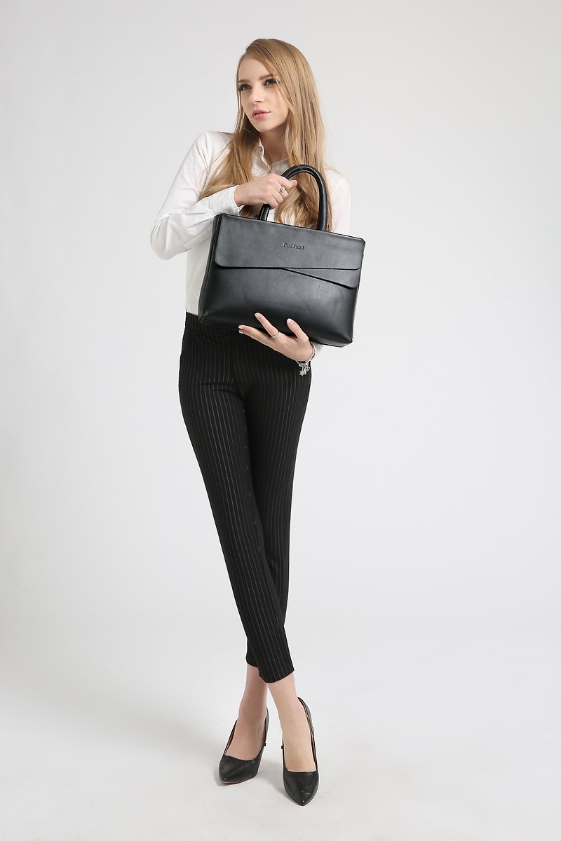 Raymii MAC10 女神包 时尚单肩手提笔电包电脑包公文包 - 手提包/手提袋 - 人造皮革 卡其色