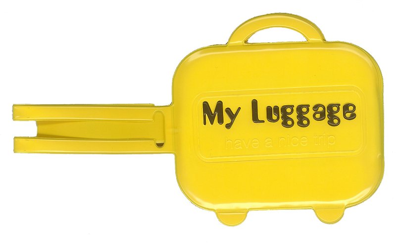 Alfalfa My luggage行李牌(黄色) - 其他 - 塑料 