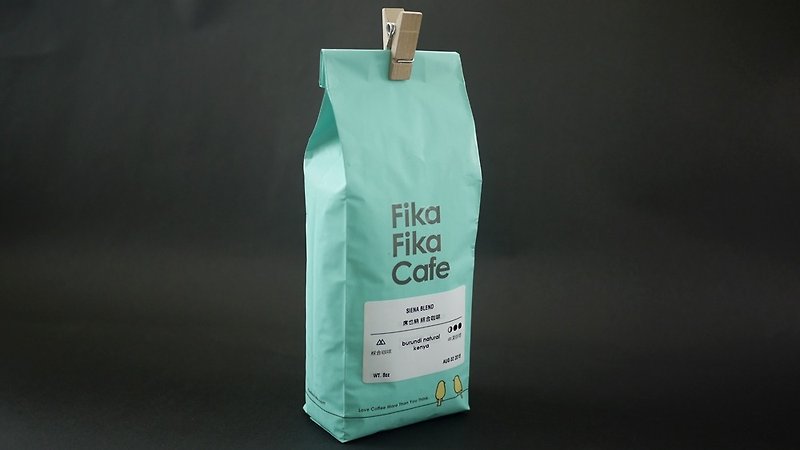FikaFikaCafe　半磅装 席也纳 综合咖啡－中深烘焙 - 咖啡 - 新鲜食材 咖啡色