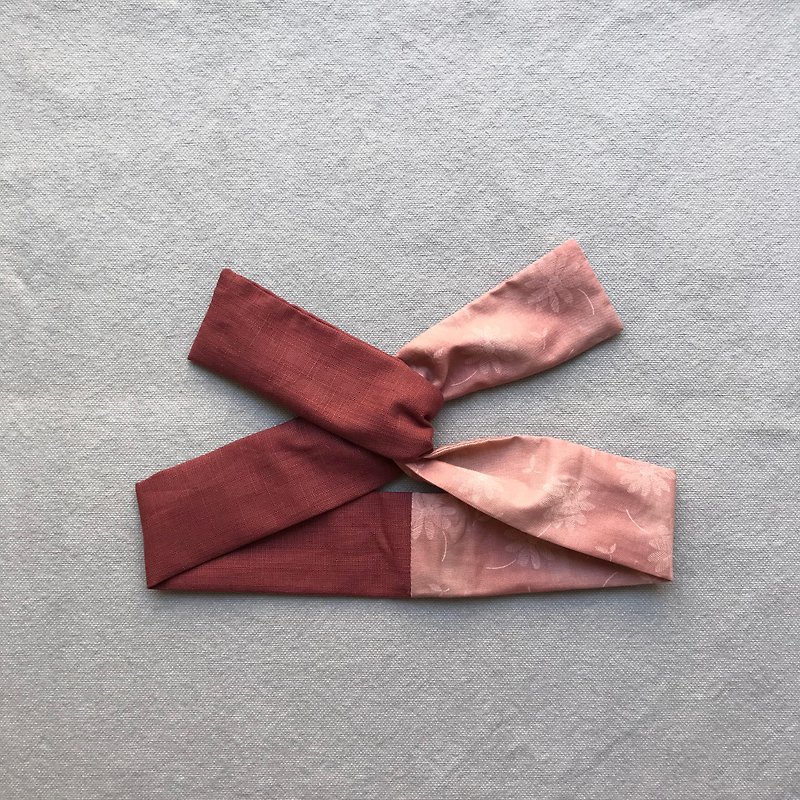 岛森家 / 铝线发带 / 稻荷神社 - 发饰 - 棉．麻 粉红色